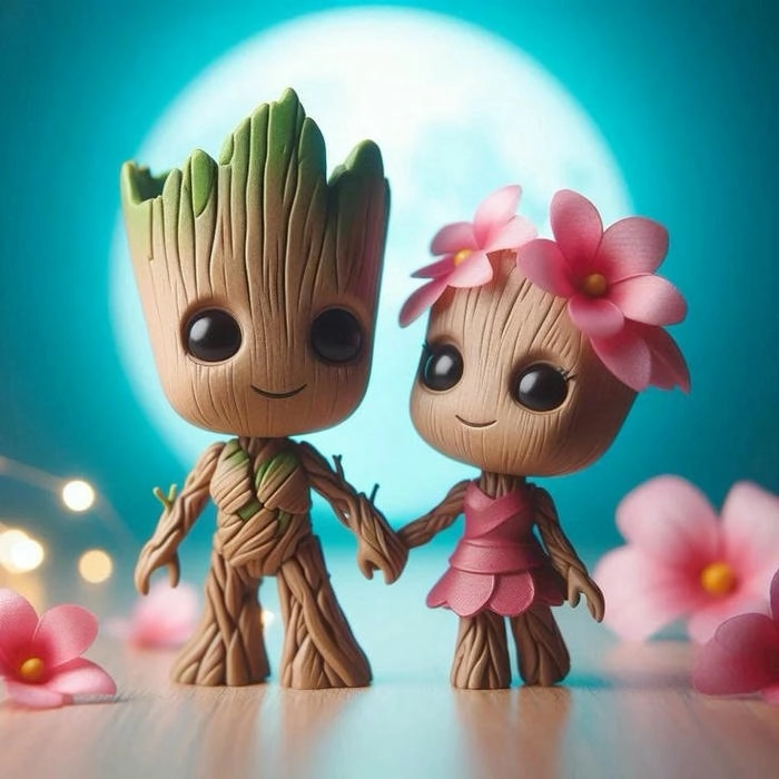 Ảnh nền 3D cute anime độc đáo