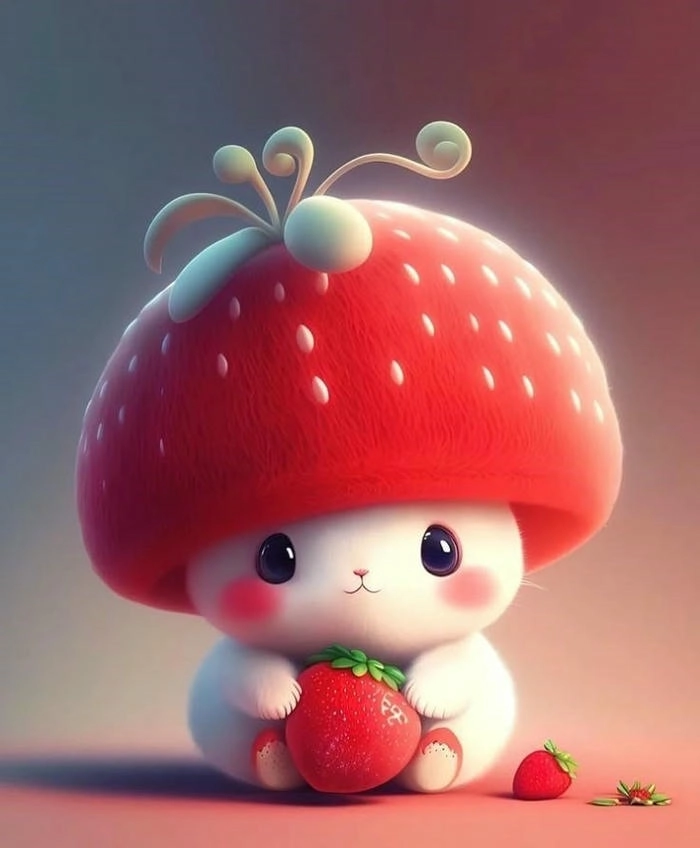 Ảnh nền 3D cute xinh xắn