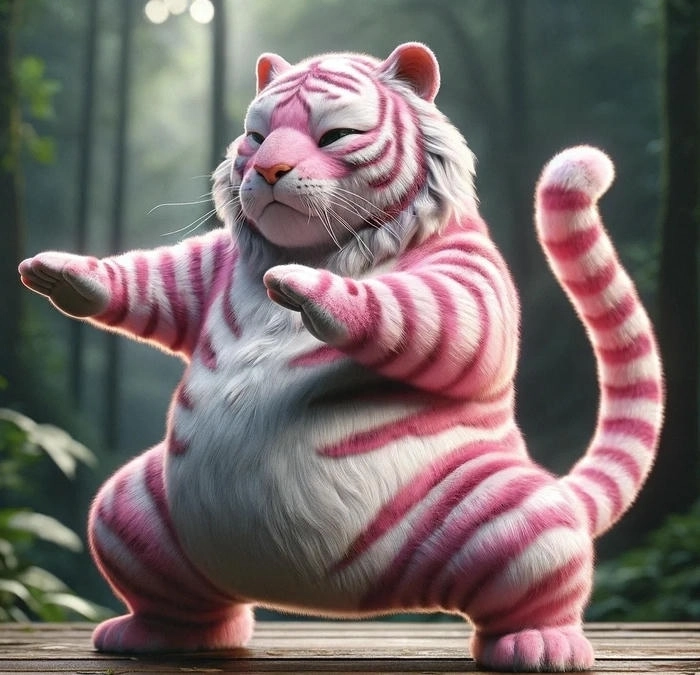 Ảnh nền con hổ cute siêu dễ thương