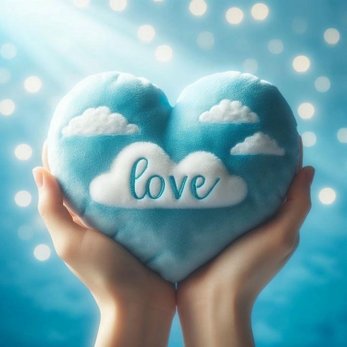 Ảnh nền trái tim cute nhẹ nhàng