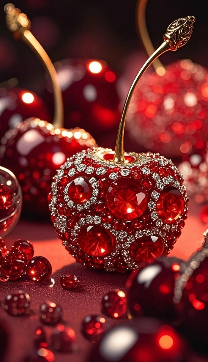 Ảnh quả anh đào cute tràn năng lượng