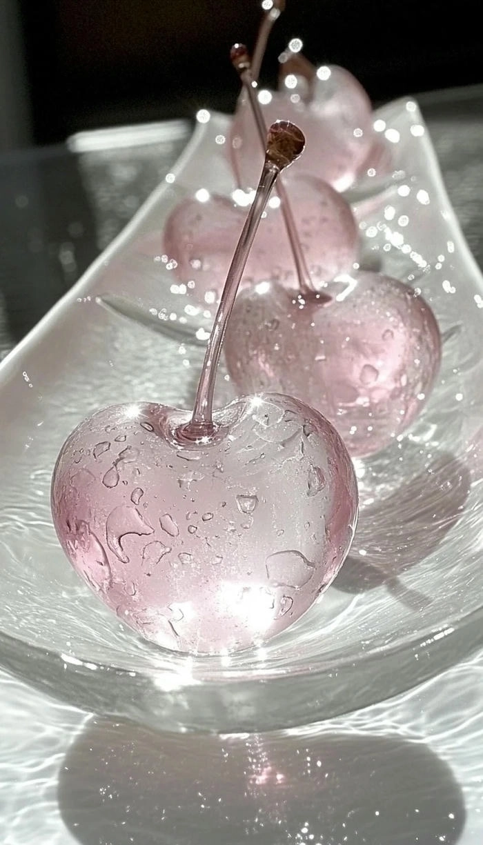 Ảnh quả anh đào dễ thương tinh khôi