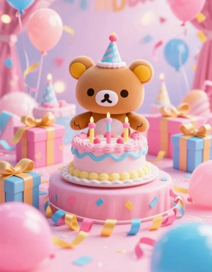 Ảnh sinh nhật dễ thương lấp lánh