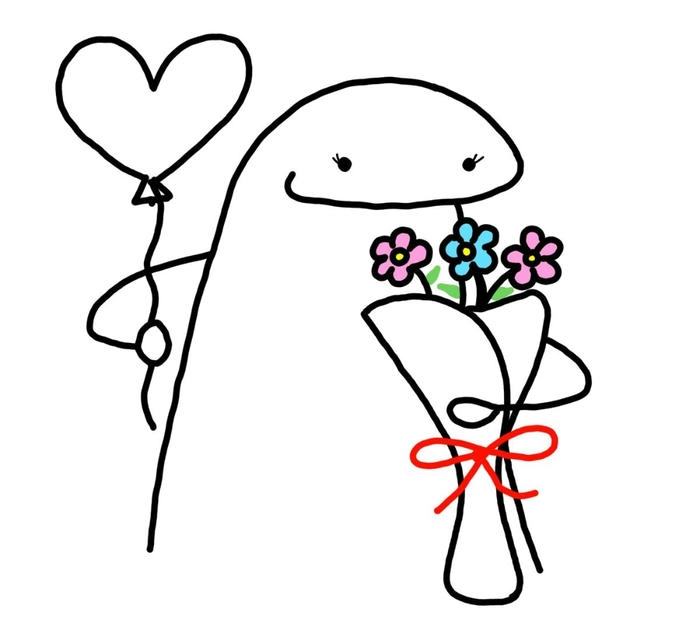 Ảnh tặng hoa cute ấm áp