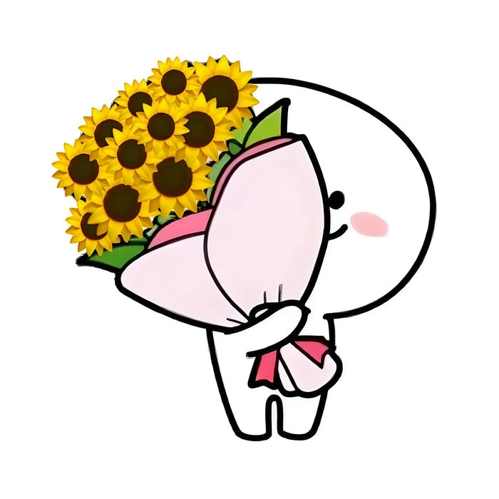 Ảnh tặng hoa cute nhẹ nhàng