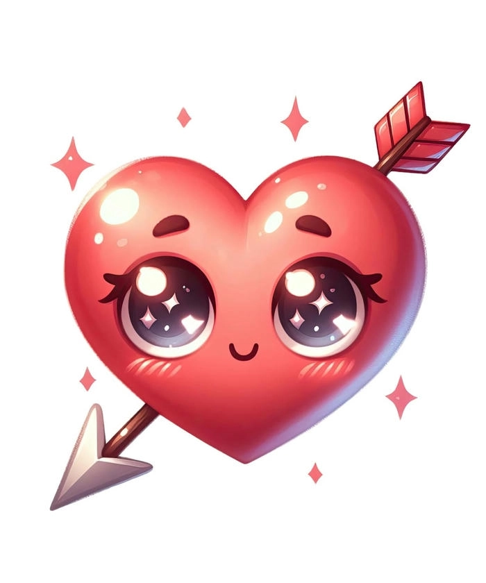 Ảnh trái tim dễ thương tinh tế