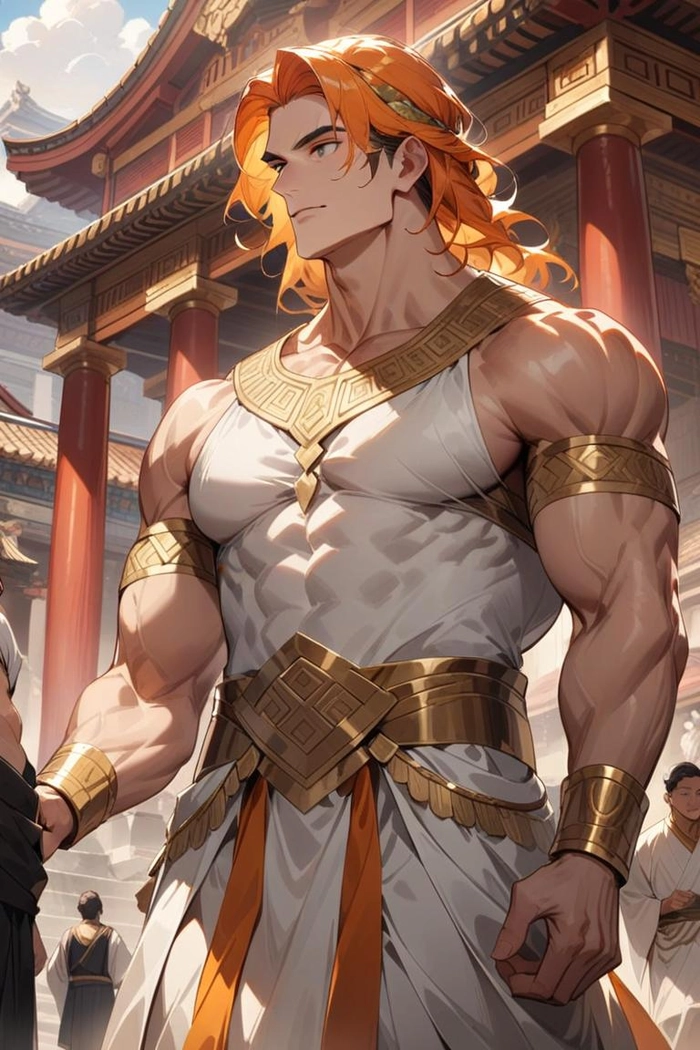 Anime boy tóc cam lạnh lùng