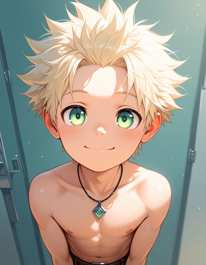 Anime boy tóc vàng đẹp trai