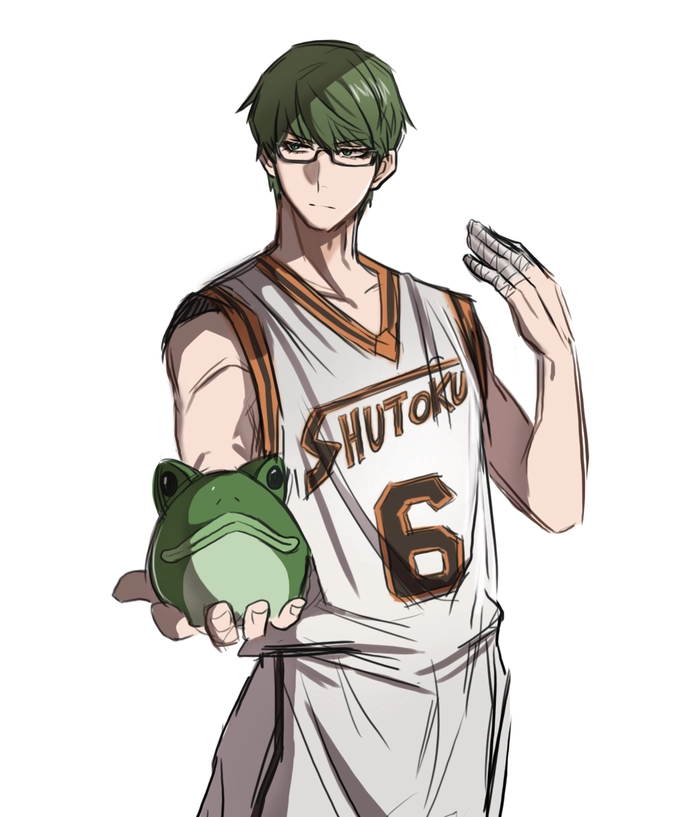 Anime boy tóc xanh lá cây