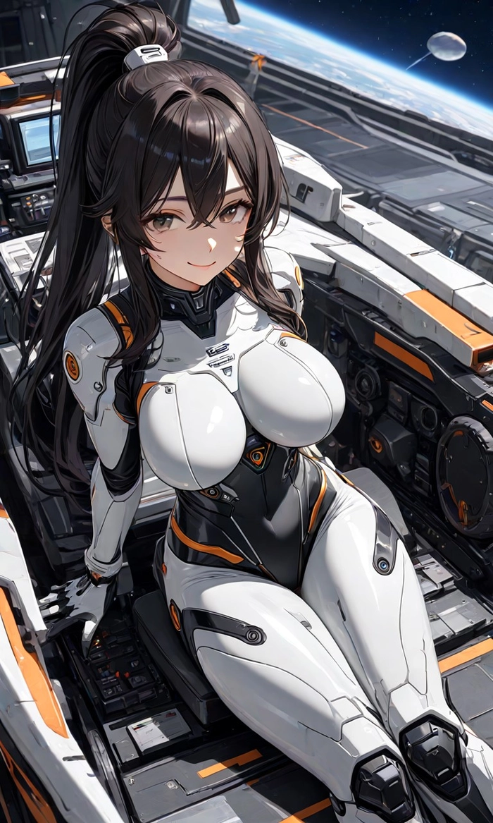 Anime nữ tóc đen lạnh lùng cuốn hút