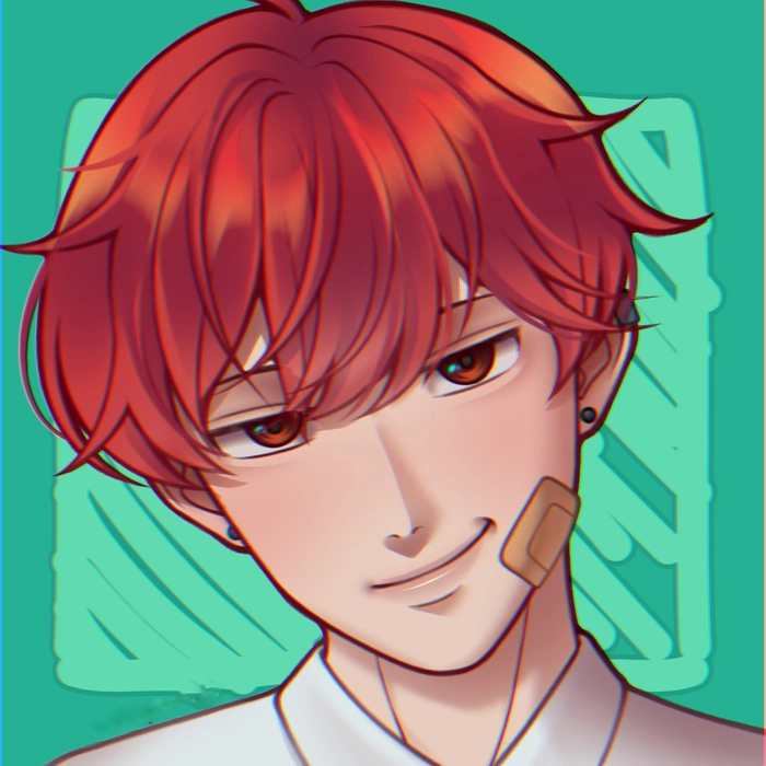 Anime tóc đỏ nam đáng yêu