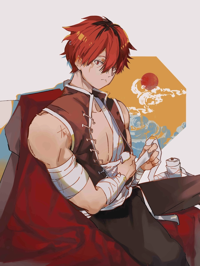 Anime tóc đỏ nam đẹp trai