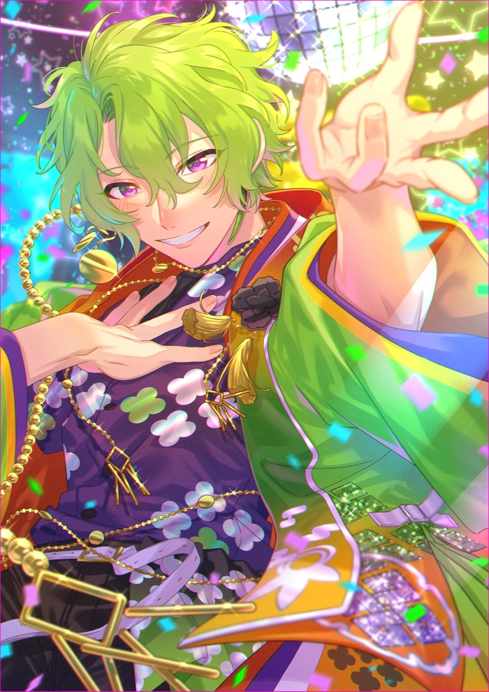 Anime tóc xanh lá nam đẹp