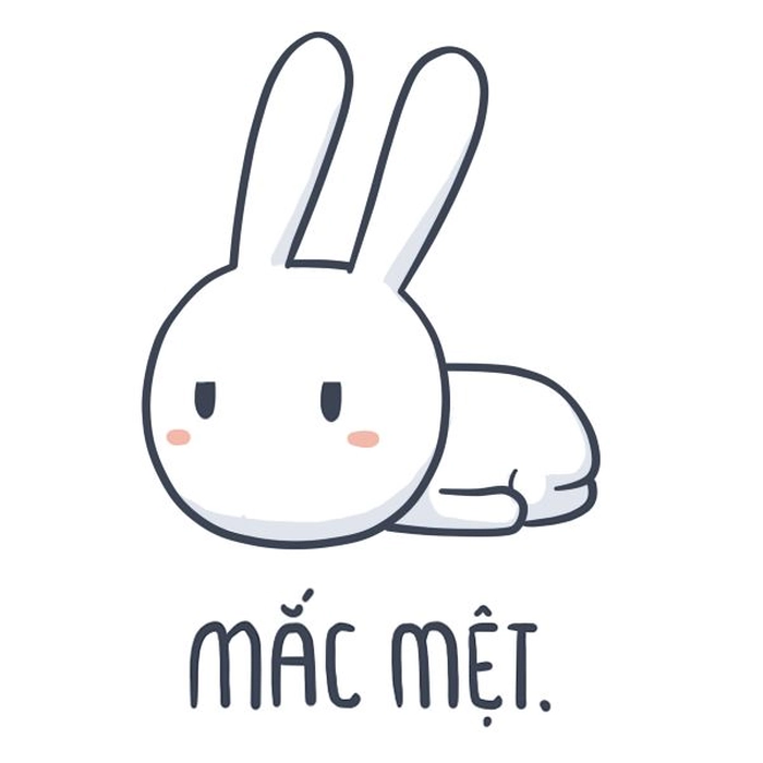 Avatar Thỏ Bảy Màu hình nền đáng yêu