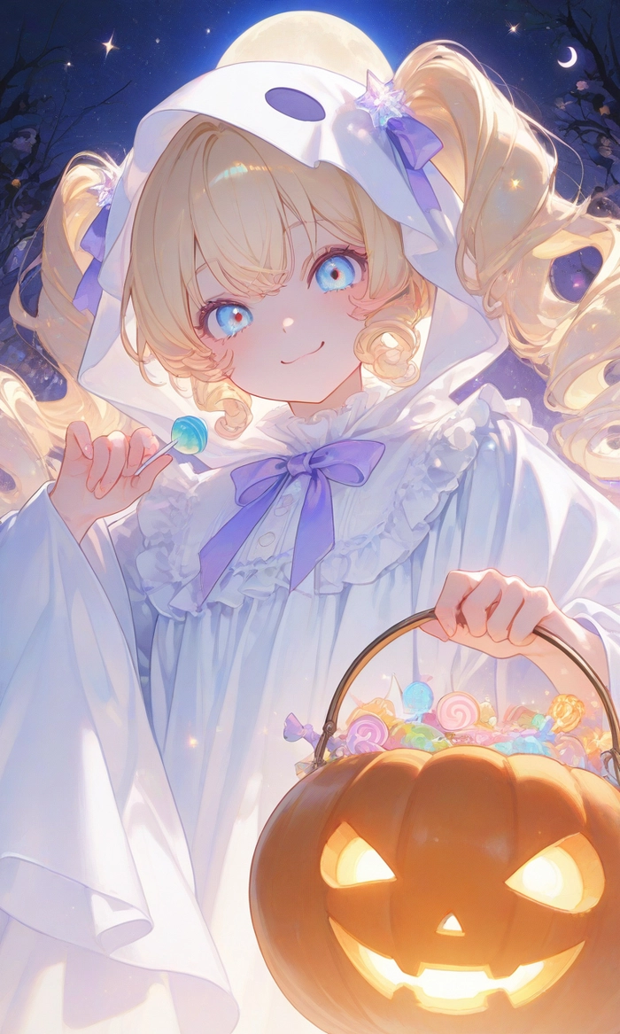 Gái anime tóc vàng dịu dàng