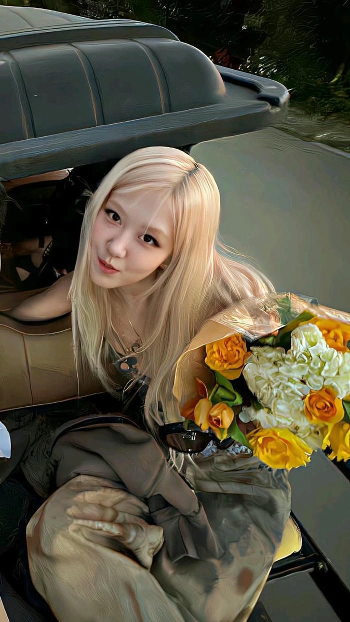 Hình Rosé cute nhẹ nhàng