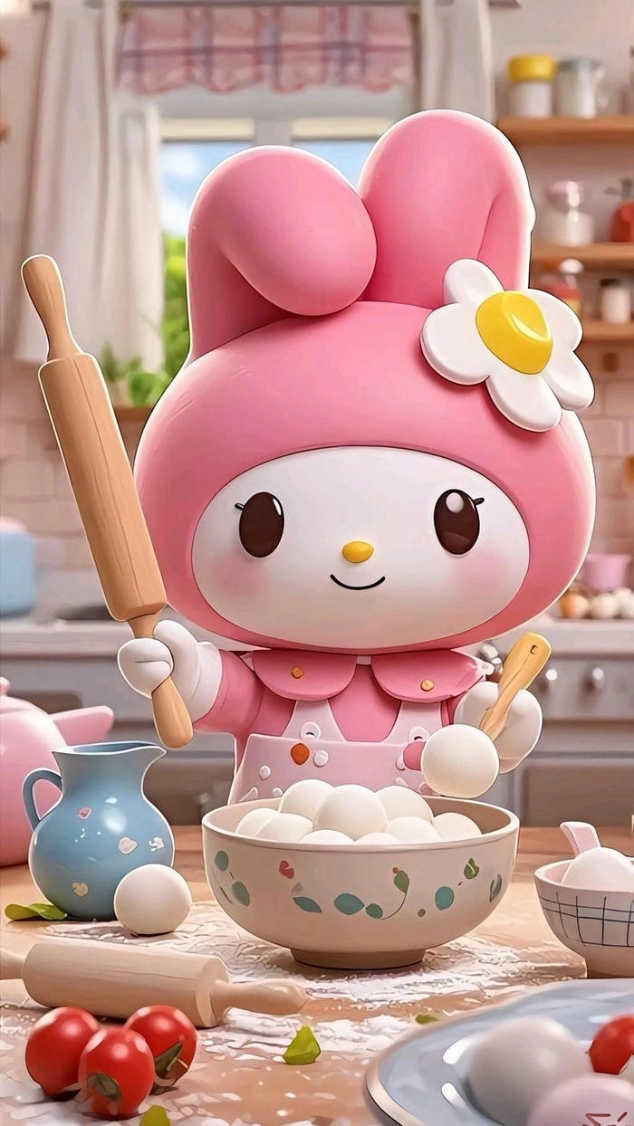 Hình ảnh My Melody cute chibi ngọt ngào