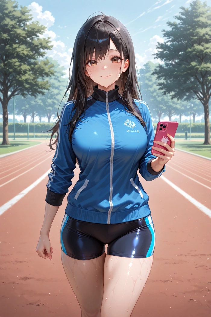 Hình ảnh anime nữ tóc đen ngầu mạnh mẽ