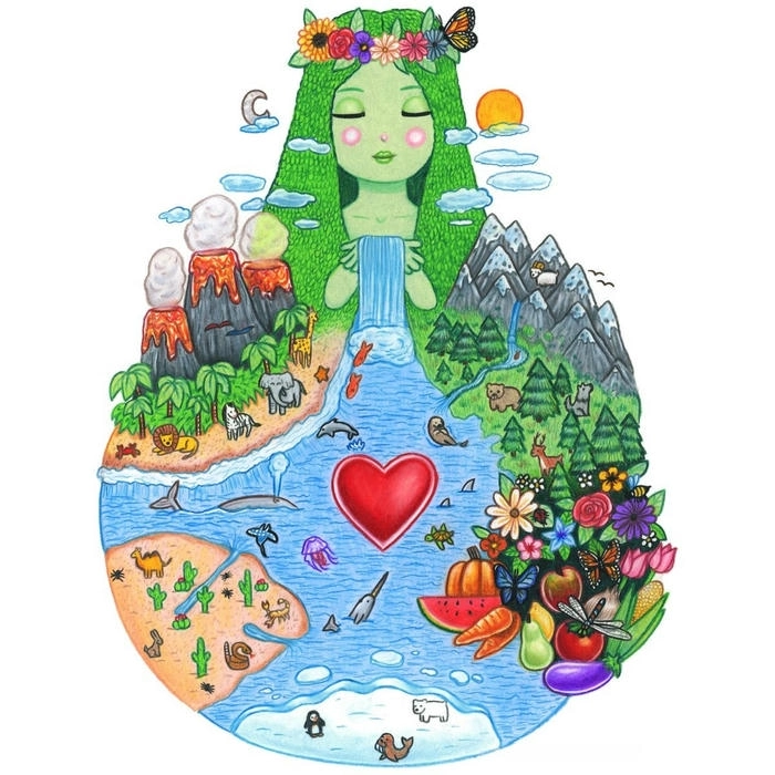 Hình ảnh bảo vệ môi trường cute ngọt ngào