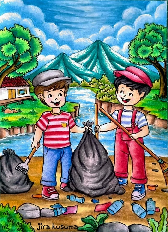 Hình ảnh bảo vệ môi trường cute truyền động lực