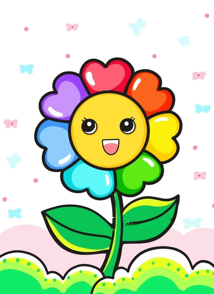 Hình ảnh bông hoa cute ngập tràn sức sống