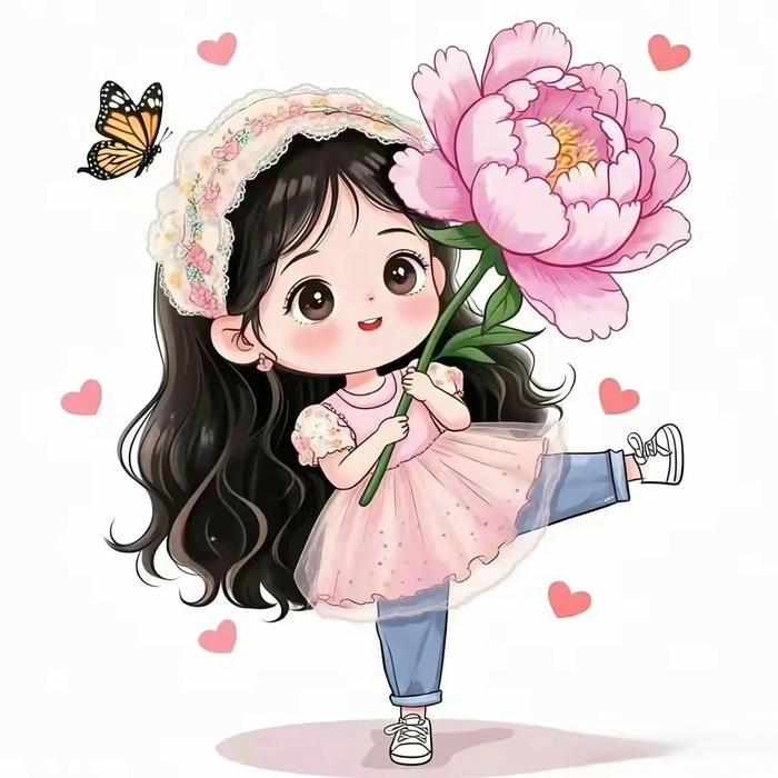 Hình ảnh bông hoa cute rực rỡ và tươi sáng