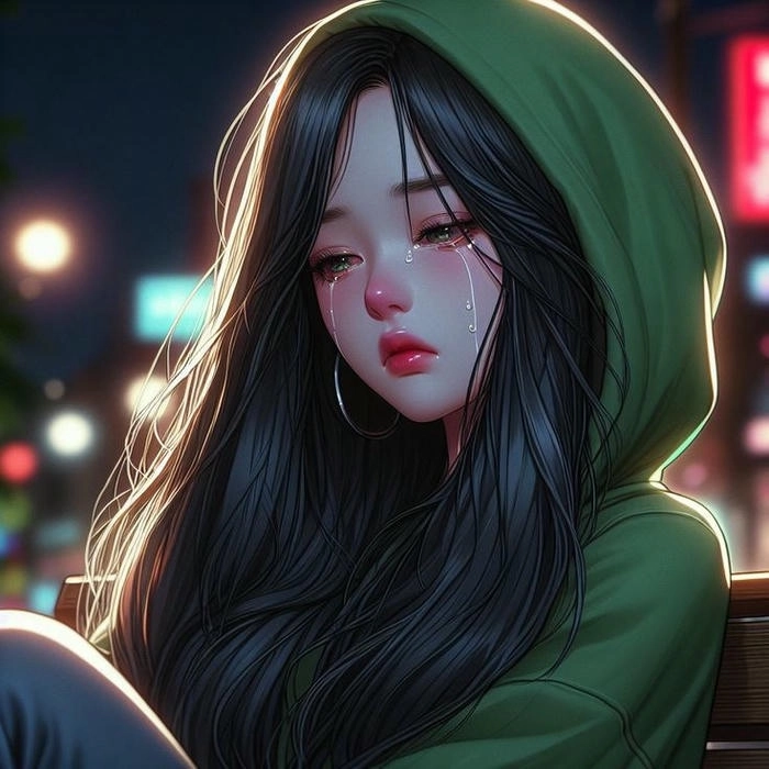 Hình ảnh buồn anime đáng yêu