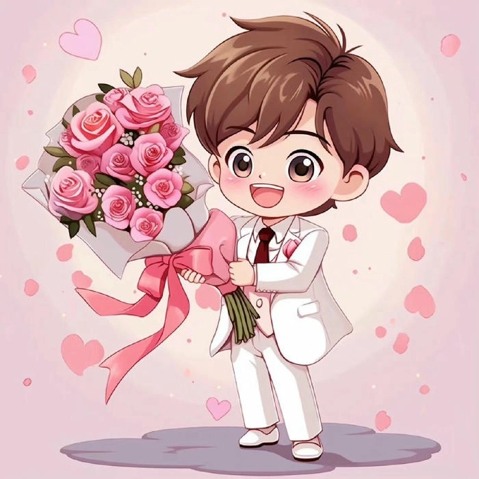 Hình ảnh chibi nam cute đơn giản tinh tế