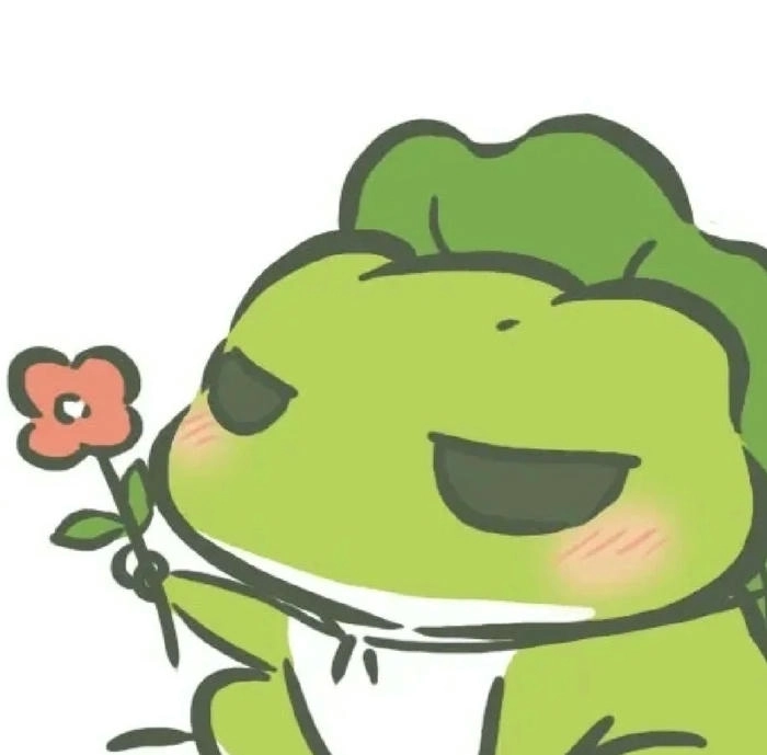 Hình ảnh con ếch xanh cute làm ảnh đại diện