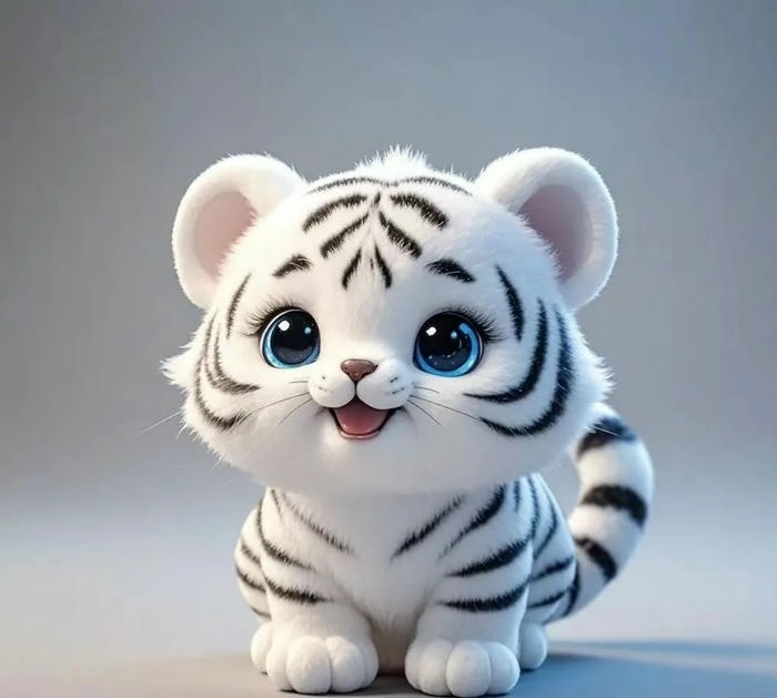 Hình ảnh con hổ cute dễ thương ngộ nghĩnh