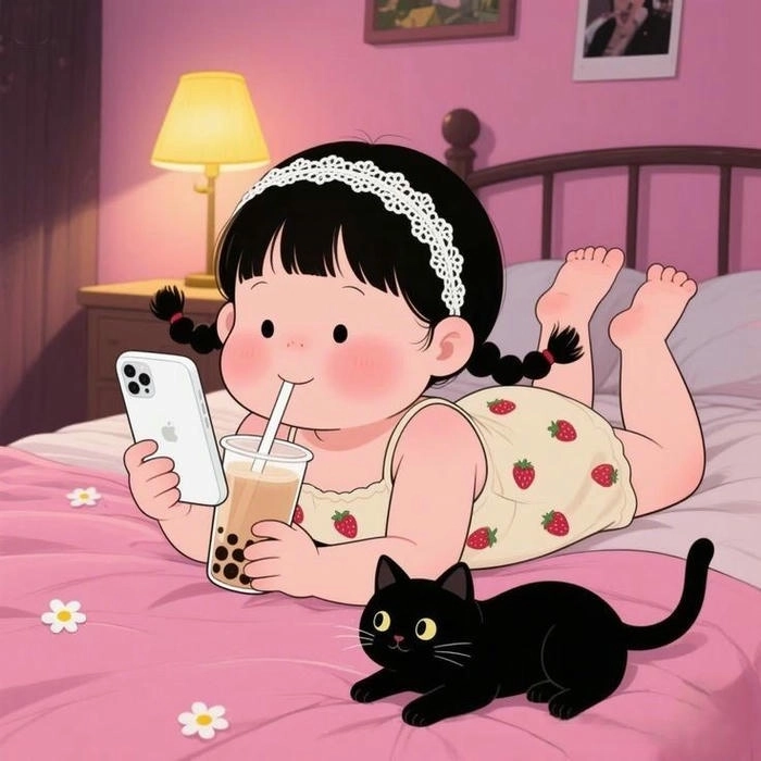 Hình ảnh cute dễ thương tinh nghịch vui nhộn