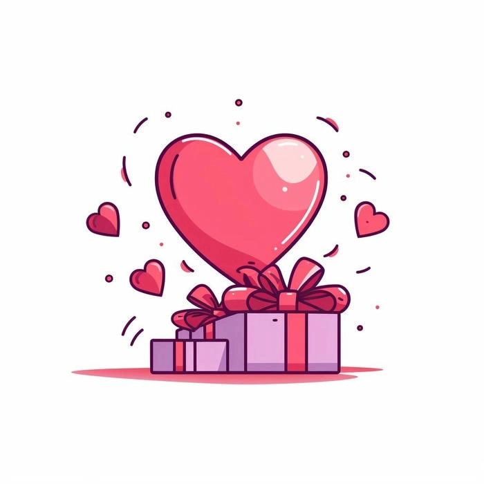 Hình ảnh trái tim cute cực xinh xắn