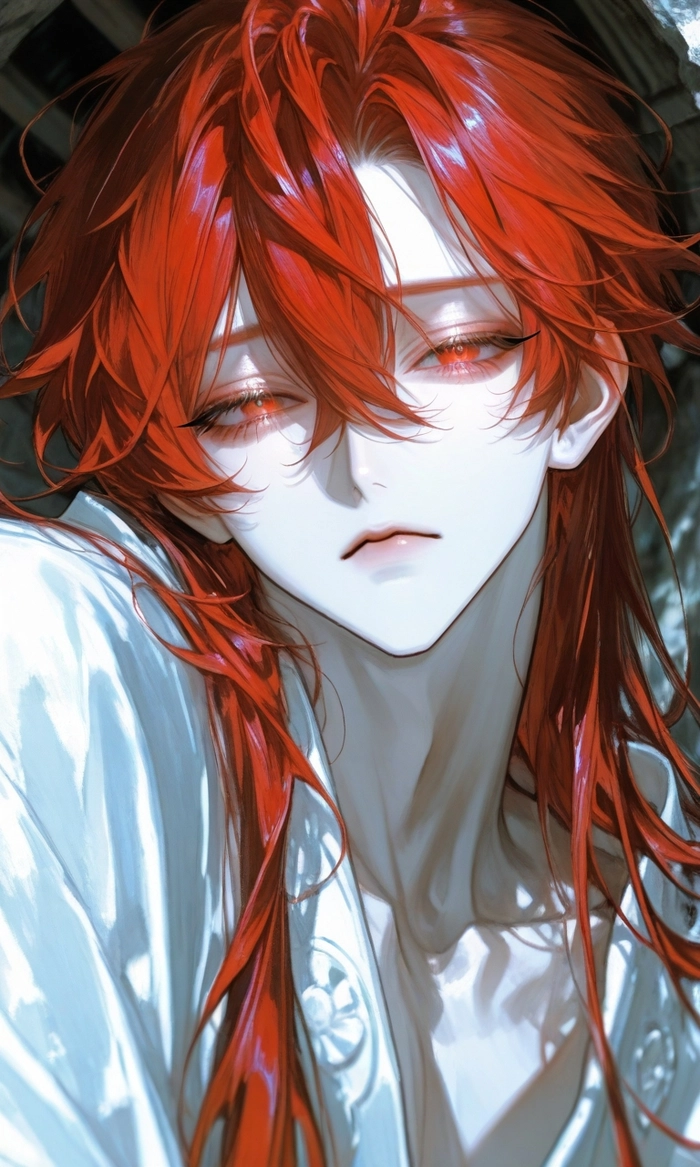 Hình anime boy tóc đỏ