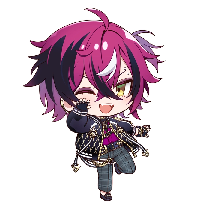 Hình anime boy tóc tím cuốn hút người xem