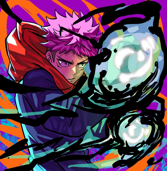 Hình anime boy tóc tím lạnh lùng
