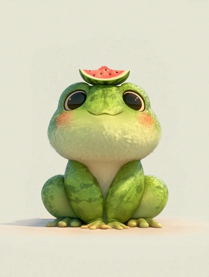 Hình con ếch cute cực dí dỏm