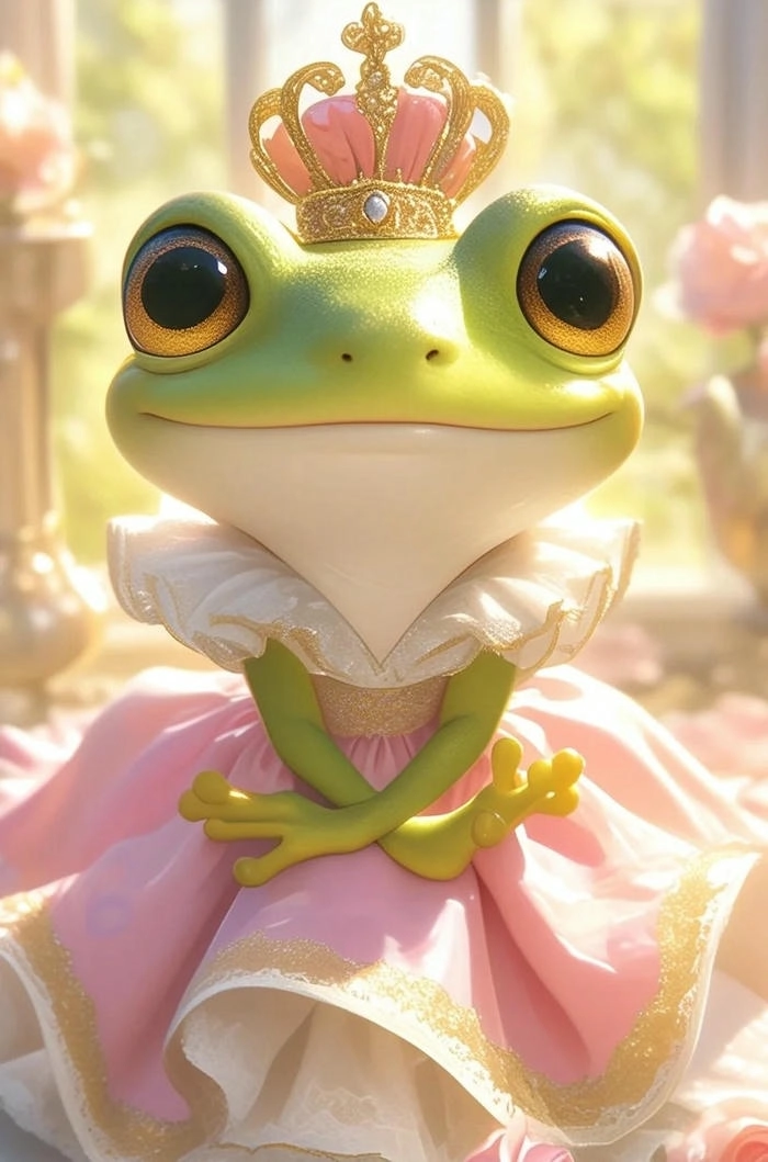 Hình con ếch cute mang nét ngộ nghĩnh