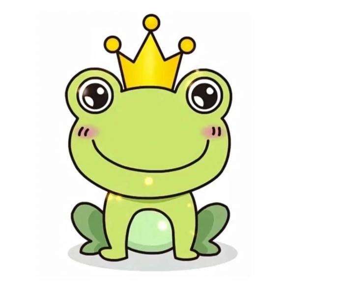 Hình con ếch cute ngộ nghĩnh