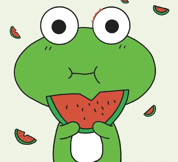 Hình con ếch cute siêu đáng yêu