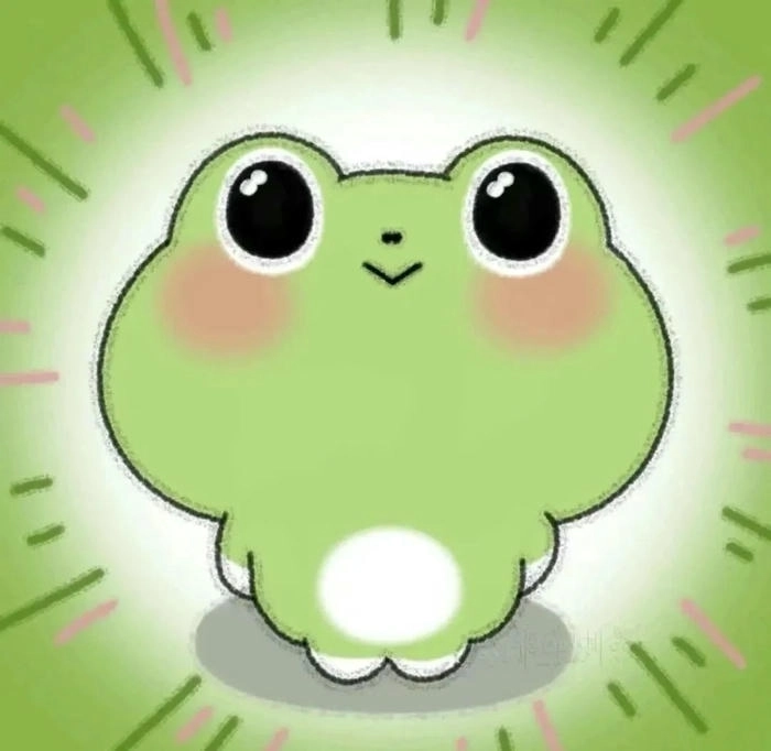 Hình con ếch cute tinh nghịch