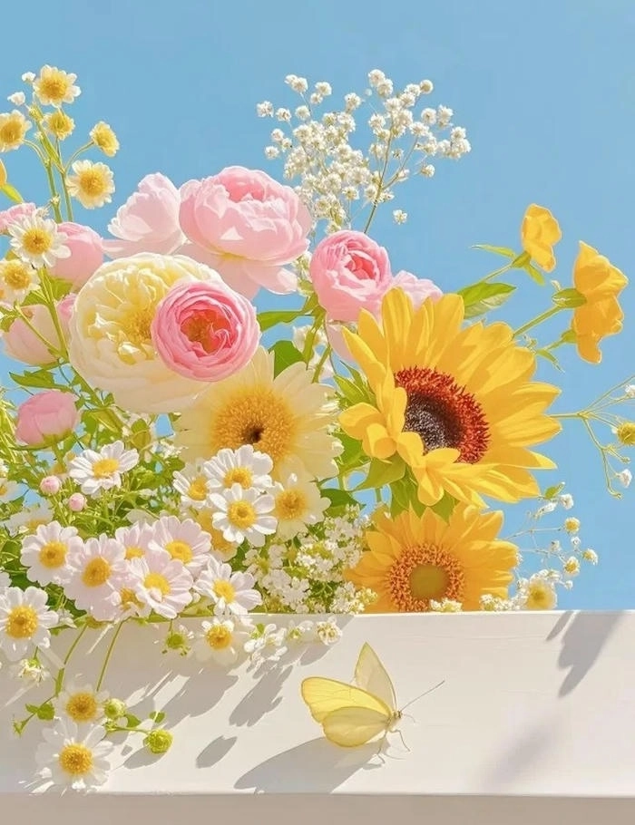 Hình hoa dễ thương cực đáng yêu