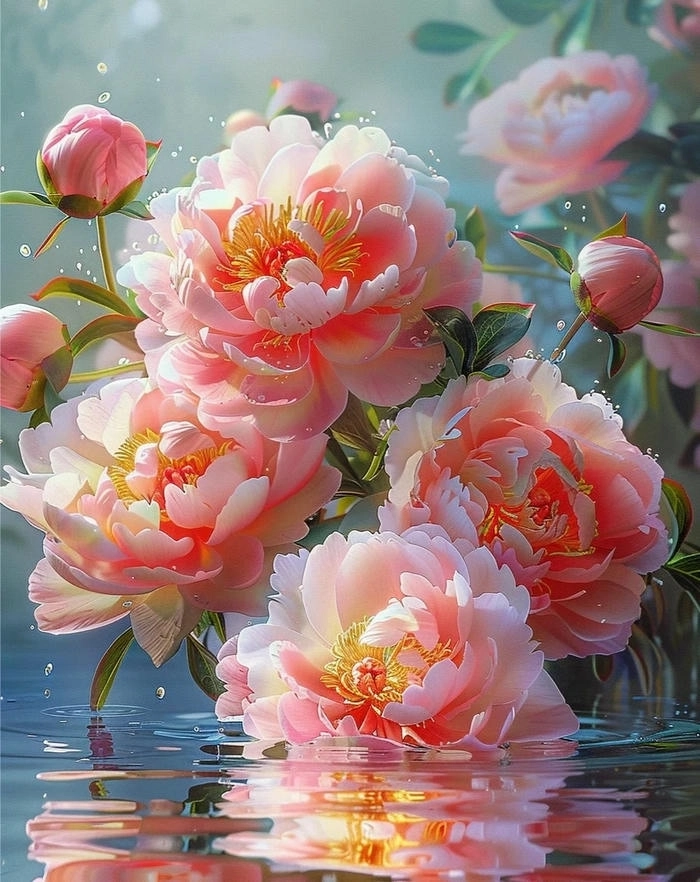 Hình hoa dễ thương đầy màu sắc