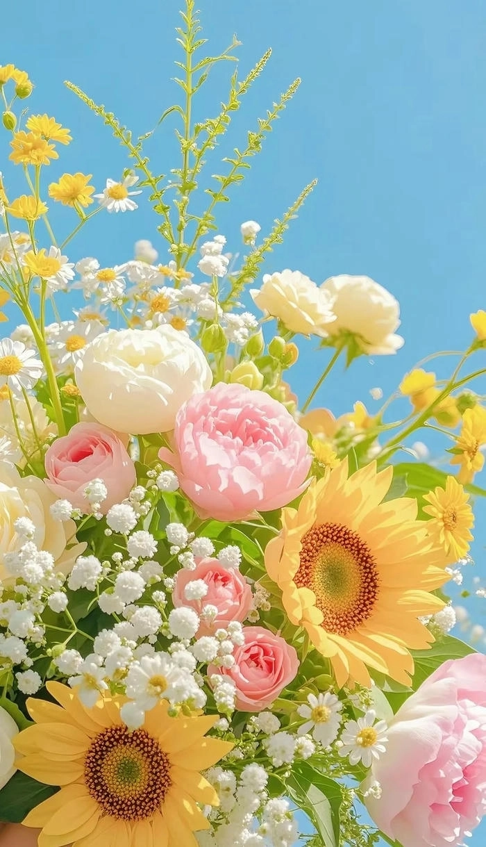 Hình hoa dễ thương mang năng lượng tích cực