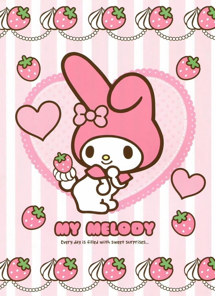 Hình nền Melody đáng yêu chibi cute