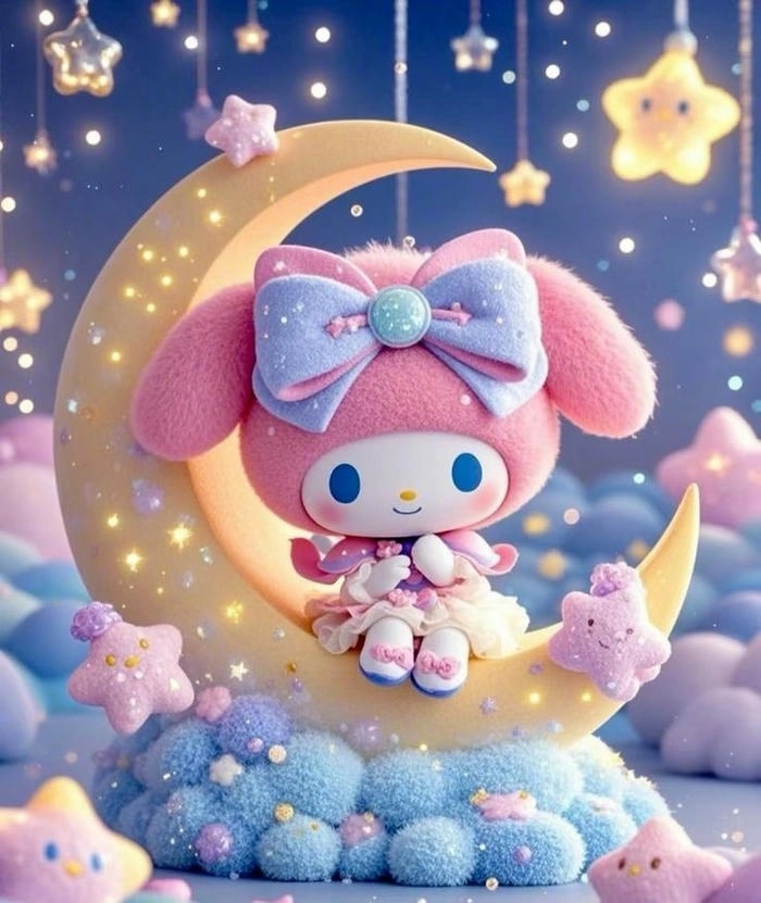 Hình nền Melody dễ thương ngộ nghĩnh