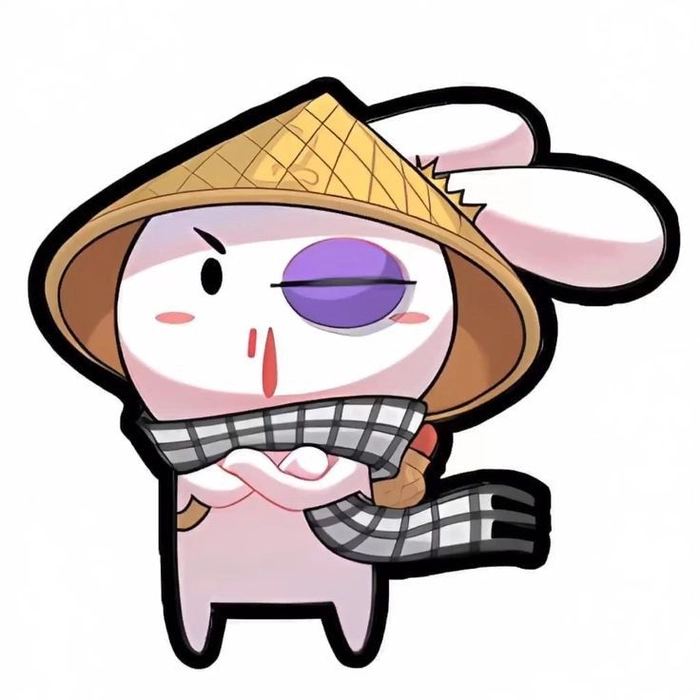 Hình nền Thỏ Bảy Màu cute hài hước