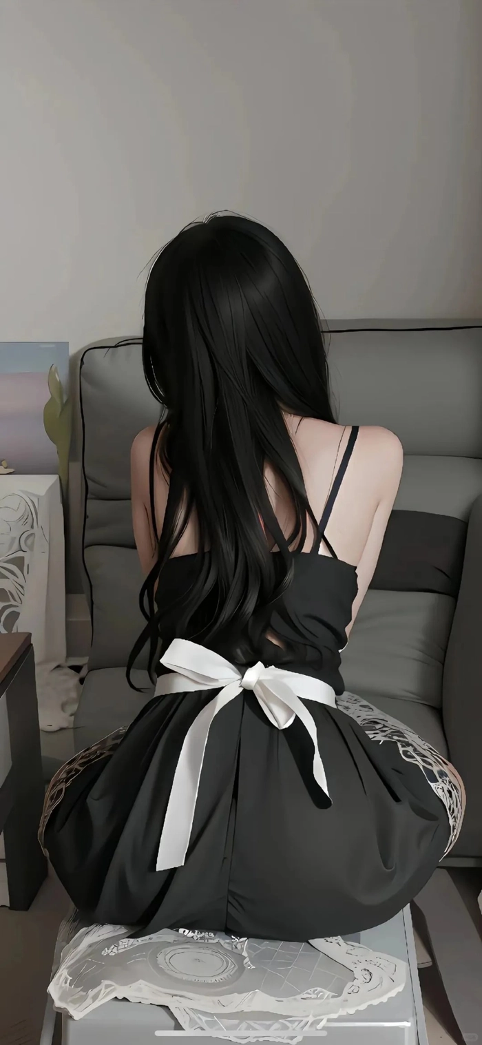Hình nền ảnh cô gái buồn quay lưng anime đẹp
