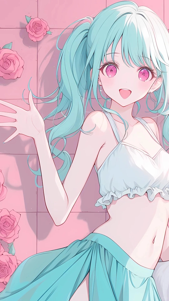 Hình nền cô gái anime dễ thương