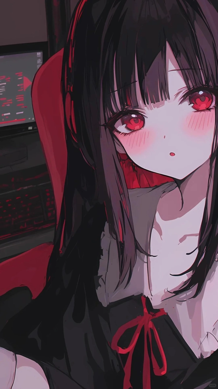 Hình nền cô gái cute anime tinh khôi