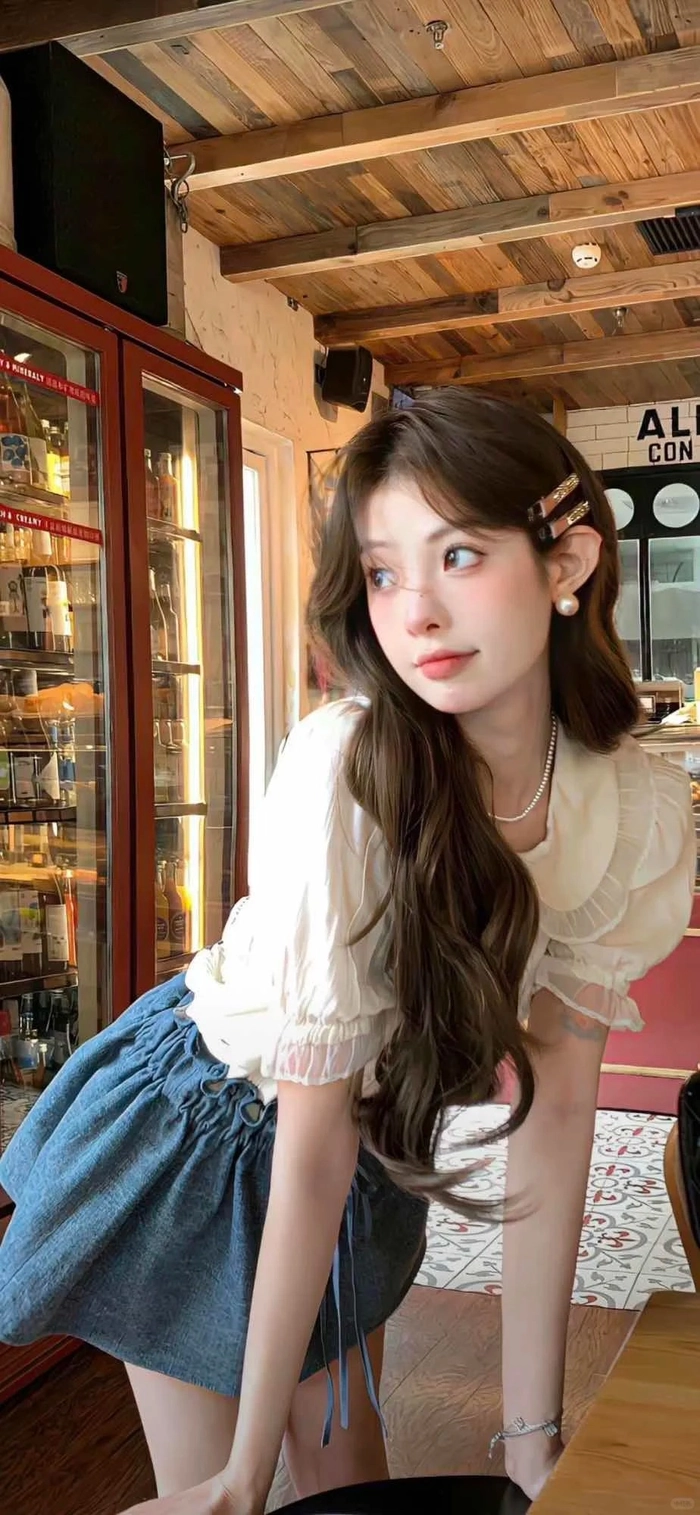 Hình nền cô gái cute phong cách trẻ trung